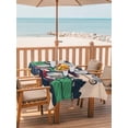 thumbnail image 2 of Outdoor Tablecloth with Umbrella Hole for Patio/Picnic/Party/Camping, Golf Waterproof Table Cloth Rectangle Table Cover Washable, Cartoon Chic Sports Country Trees Artwork (60"x 120"), 2 of 8
