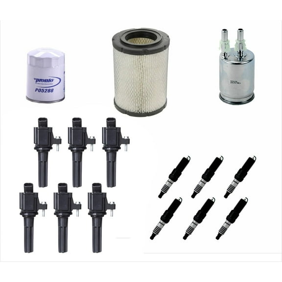 Filters Ignition Coils Platinum Plugs Fits For 02-05 Chevrolet Trailblazer 4.2L