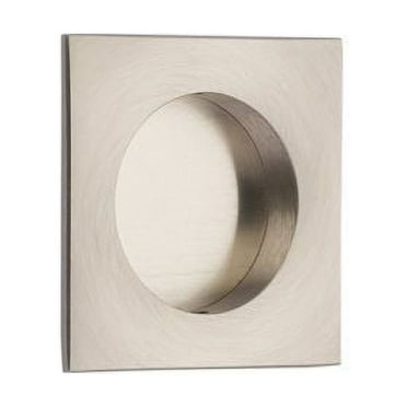 Emtek 2213 Us15 Square Flush Pull in Satin Nickel