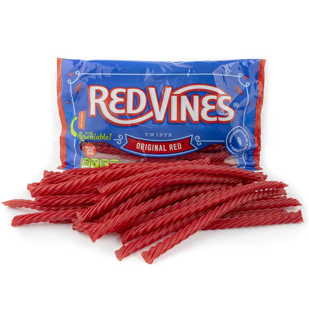 Red Vines Original Red Twists, 16oz Bag (12 Pack)
