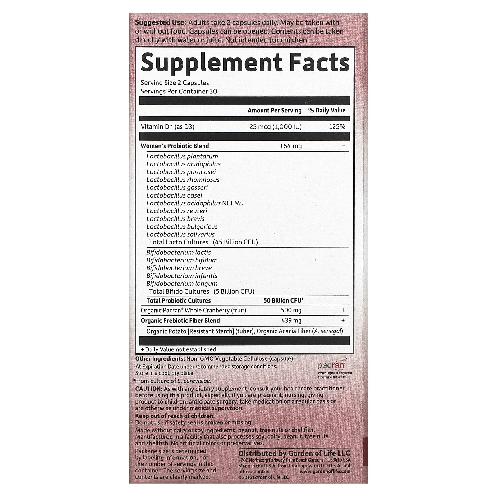 Garden of Life Garden of Life Dr. Formulated Probiotics, 60 ea