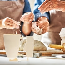 HEATSHAKING 1Pack Batter Dispenser Cup Shape Non-Leak Plastic For Home Users Baking And Cooking