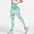 thumbnail image 2 of TTUHYWXI Anti Cellulite Leggings for Women High Waisted Butt Scrunch Legging Gym Yoga Pants with Tummy Control Workout Womens Leggings (Mint Green,M), 2 of 7