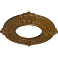 thumbnail image 3 of Ekena Millwork 9"OD x 4 1/8"ID x 5/8"P Benson Ceiling Medallion (Fits Canopies up to 4 1/8"), Hand-Painted Smokey Topaz, 3 of 7