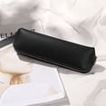 thumbnail image 2 of Estuche de cuero con forma de triángulo simple de Corea del Sur, bolso de papelería para estudiantes de secundaria de gran capacidad para hombres y mujeres, bolso para pinceles de maquillaje y polvos, 2 of 6