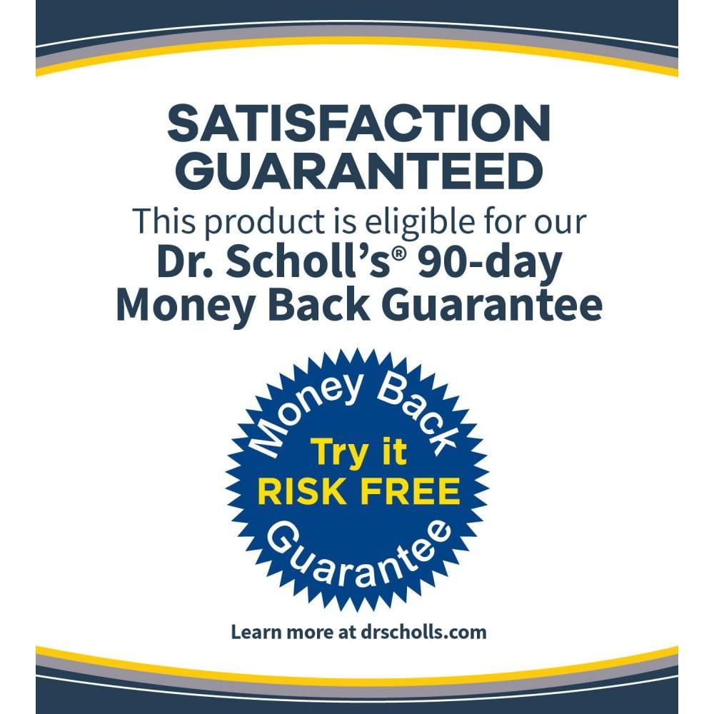 dr scholl's heel pain relief orthotics walmart
