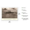 thumbnail image 2 of Amelia Earhart - Oakland California to Honolulu Hawaii - March 17 1937 - Lockheed Electra 10E - Vintage Aviation Poster by Clyde Sunderland - Fine Art Matte Paper Print (Unframed) 16x20in, 2 of 4
