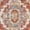 Rust/Beige, variant on SAFAVIEH Valencia Renae Medallion Polyester Area Rug, Rust/Beige, 6'4" x 6'4" Round