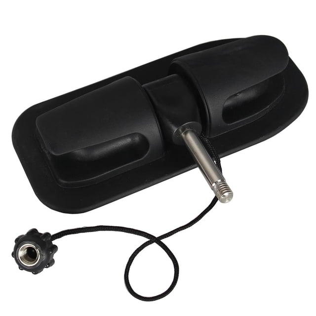 Soporte De Paleta Herramienta De Fijación De Paleta De Remo Negra Dirección Flexible Pala De Remo Pivote De Tripulación Fijación Accesorio De Bote Para Bote Inflable Kayak Canoa seitruly VI007063-00
