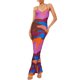 thumbnail image 1 of Vestido ajustado sin espalda para mujer Vestido de cóctel con estampado floral Kuymtek Púrpura T M para Mujer, 1 of 6