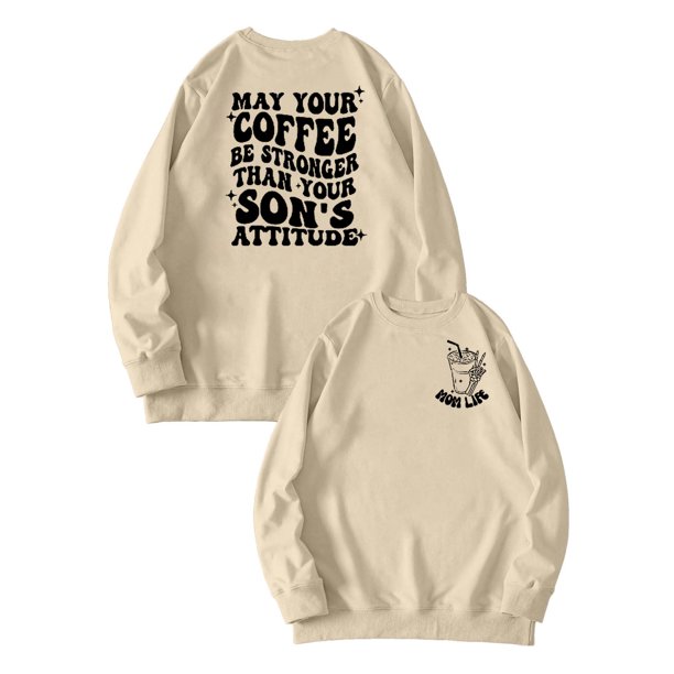 Gibobby Sudadera de mujer Suéter de Navidad para mujer cuello redondo manga larga suéter de Navidad casual para Navidad simple(Beige,XG)