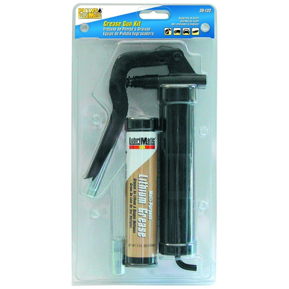 30132 Includes Lubrimatic MultiPurpose Lithium MINI GREASE GUN KIT