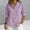 Purple, variant on Womens Button Down Shirts Oxford Short Sleeve Cotton Dress Shirts Collared Button Up Casual Blouses Tops Linen Button Down Shirts Summer Cotton Linen Casual Tops with Pocket