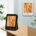 thumbnail image 1 of Oefntac Temperature Electronic Temperature and Humidity Meter Household Indoor Temperature Infant Room Temperature with Backlight Dry and Wet Temperature Instrument, 1 of 9