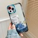 thumbnail image 1 of Funda de teléfono transparente con paisaje de pintura al óleo Vintage para iPhone 14 Pro Max 11 12 13 Pro Max XR XS Max 7 8 Plus X parachoques suave a prueba de golpes Tan Jianjun unisex, 1 of 2