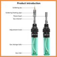 thumbnail image 4 of 4 in 1 Portable Soldering Iron Kit, Gas Soldering Iron Pen, Pen Torch Tool, Portable Butane Soldering Torch Pen, Mini Refillable Flame Tool with Safety Lock & Fast Heating, 4 of 7