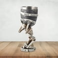 thumbnail image 4 of onlyliua ¡ ¡Ofertas Del Día Por Tiempo Limitado! Vaso de Cerveza de Acero Inoxidable con Personalidad Creativa, Taza Tipo Cáliz, Copa de Vino para Bar, Regalo de Exhibición, 4 of 6
