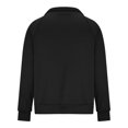 thumbnail image 5 of BADHUB Men's Full Zip Jacket Sweatshirts Long Sleeve Solid Color Work Pocket Pullover Stand Collar Sports Running Outdoor Sweatshirt Black XL, 5 of 6