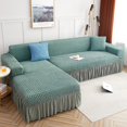thumbnail image 2 of Stretch Sectional Couch Covers Stylish Chaise Sofa Furniture Protector for L Shape Sectional Sofa Couch  Great for Kids & Pets, 2 of 5