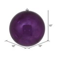 thumbnail image 2 of Vickerman M166726 Plum Shiny Mercury Ball Ornament - 10 in., 2 of 2