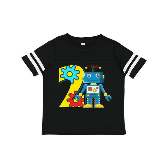 Inktastic 2nd Birthday Robot Boys or Girls Toddler T-Shirt