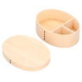 thumbnail image 1 of Contenedor de almacenamiento de alimentos, caja bento de color madera, contenedor de almuerzo, suministros de cocina de alta capacidad, 1 of 12