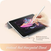 New iPad Pro 12.9 Inch Case, i-Blason [Cosmo] Full-Body Trifold Stand Protective Case Cover with Auto Sleep/Wake & Pencil Holder for Apple iPad Pro 12.9 Inch 2018 Release (Marble)