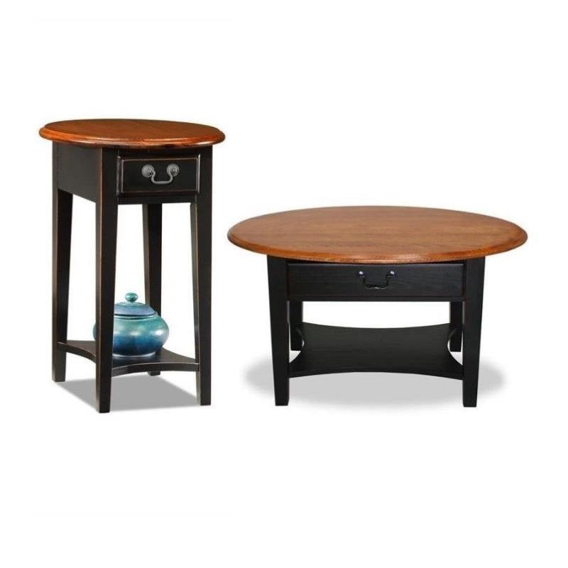 HOMECHO Industrial Coffee Table 43” Rustic Brown Wood and Metal