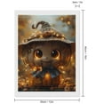 thumbnail image 2 of Diamond Art Kits for Adults, Halloween Cute Pumpkin (2)Diamond Painting Kits for Beginners, Frameless Round 5D Full Drill Diamonds Art Gem Art Crafts Home Decor Gifts, 2 of 8