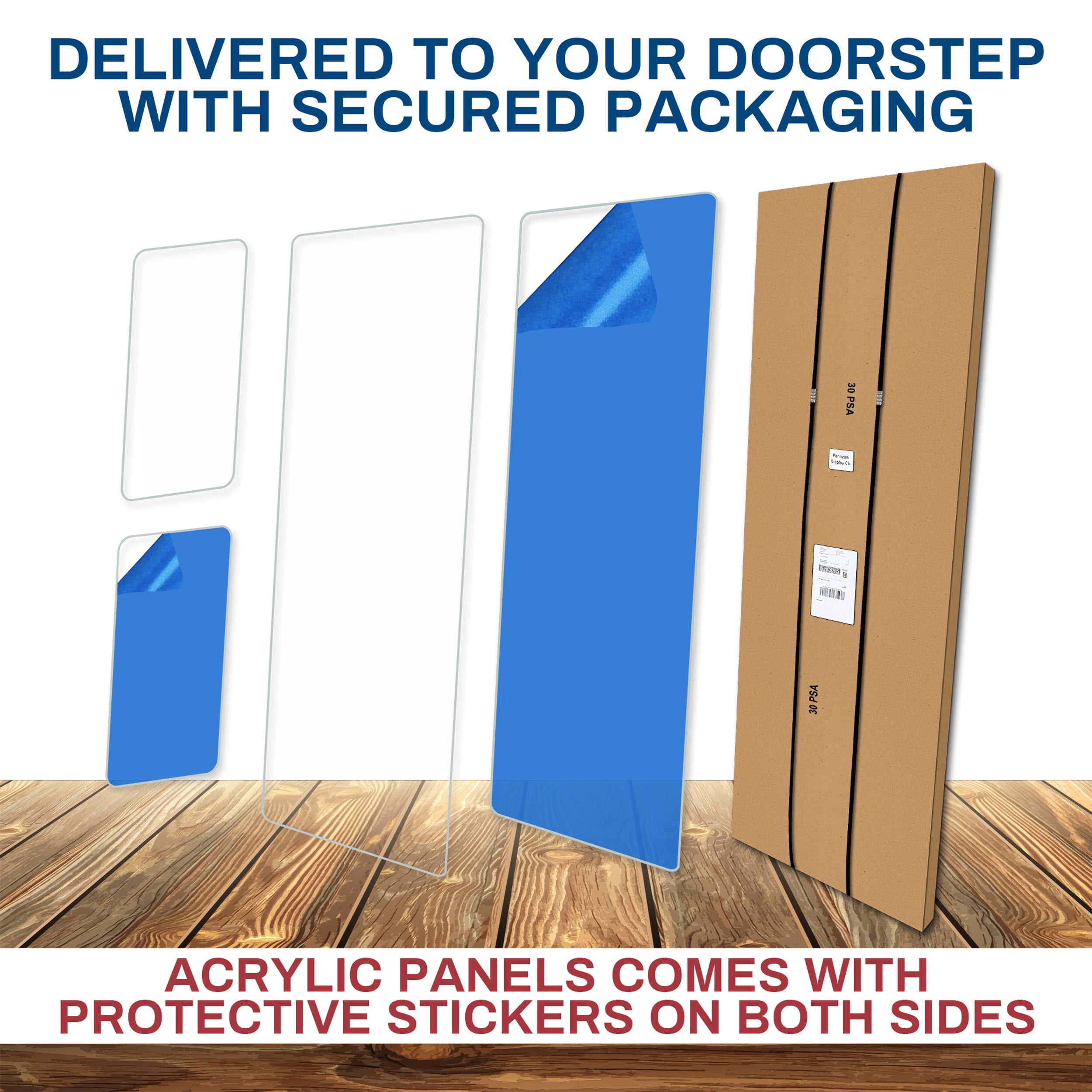 Drum Shield 2ft. x 5 ft. Panels - Living Hinge