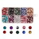 thumbnail image 1 of Cateissary 9000pcs Resin Rhinestone Dome Cabochon DIY Round Buttons FlatBack Type3 NO3, 1 of 1