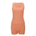 thumbnail image 7 of WAYUTE Womens Sets 2 Piece Outfits Casual Solid Color Stretchy Tank Top and High Waisted Shorts Sports Yoga Wokrout Outfits, 7 of 7