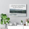 thumbnail image 6 of Scripture Walls Psalm 119:7 Righteous Judgments Bible Verse Canvas Christian Wall Art Ready to Hang Unframed, 6 of 10