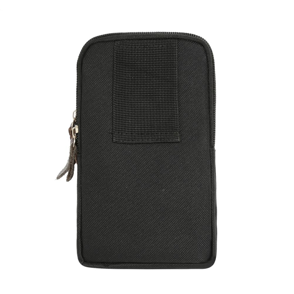 Yucurem Zipper Men Waist Bags Small Card Holder 6 inch Phone