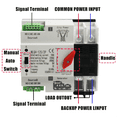 thumbnail image 2 of Automatic Transfer Switch 2P 100A Din Rail Mount Dual Power Switch for Generators Electrical Selection Switch NLQ4-2P, 2 of 6