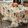 thumbnail image 5 of Newbridge Happy Halloween Witches Brew 60 x 84 inch Rectangle Vinyl Tablecloth with Flannel Backing, 5 of 6
