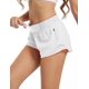 thumbnail image 2 of Pantalones cortos deportivos HXUNJW para mujer para correr 2.5/4 blancos XL, 2 of 6