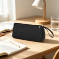 thumbnail image 5 of Leodye 1PCS Large Capacity Durable Pencil Case Multifunctional Stationery Storage Bag for office Travel Daily Supplies Storage -7.87*2.36*3.94IN, 5 of 7