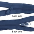 thumbnail image 4 of Uxcell #3 10 Yards Bulk Nylon Coil Zipper by the Yards with 20 Pcs Zipper Sliders and Ruler for Sewing Dark Blue, 4 of 6