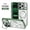 Green, variant on ELEHOLD Magnetic Case for iPhone 17 Pro Max, Clear Shockproof Cover with Bulit in Camera Kickstand, Military-Grade Drop Protection,Gray