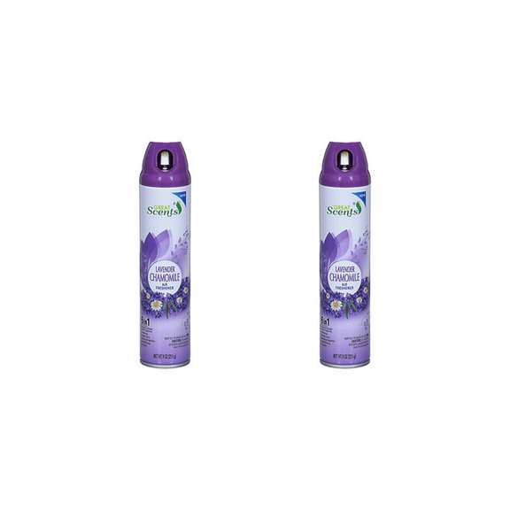 Great Scents Lavender & Chamomile Air Freshener – 9 oz (2 bottles)