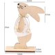 thumbnail image 2 of Easter Decorations, Easter Bunny Decorations, 3pcs Easter Decorations Wooden Bunny Easter Decorations For Home Decor And Gifts, 2 of 4