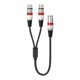 thumbnail image 5 of 1.5ft/0.5m Xlr A Dual Femenino Y Divisor Cable Micrófono () Rojo, 5 of 7