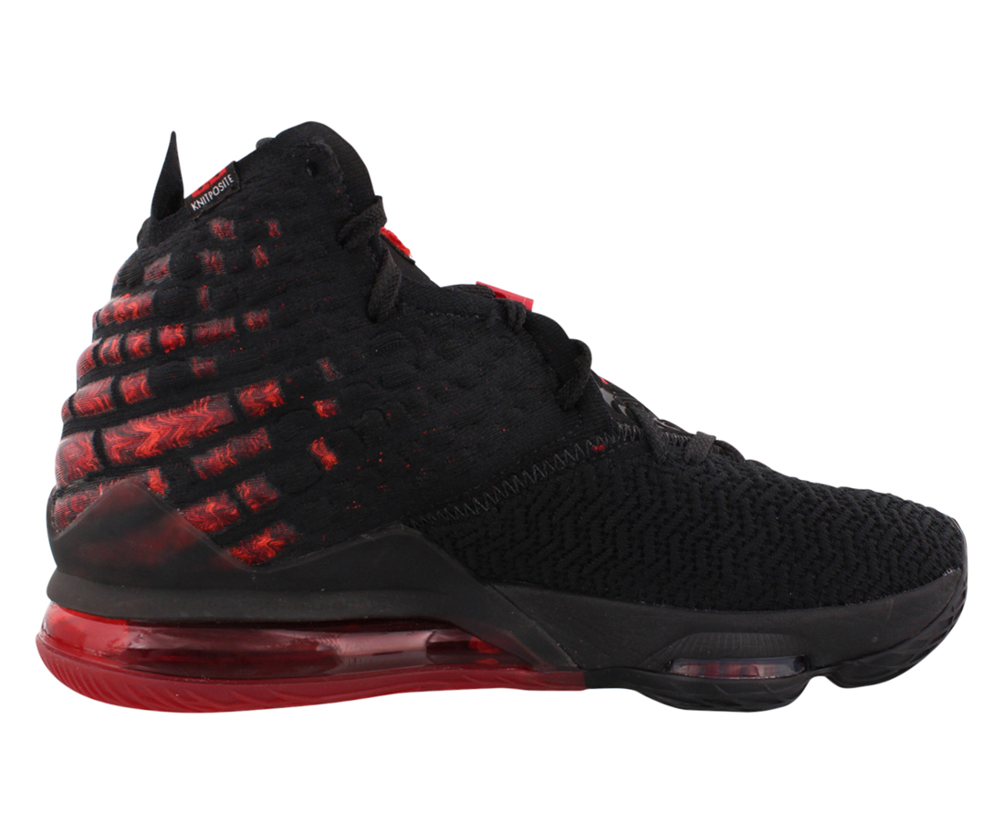 Nike Lebron XVII Mens Shoes Size 10, Color: Black/White/University Red - image 2 of 3