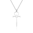 thumbnail image 1 of Collar CENWA Vampire Ankh con colgante de acero inoxidable, 46 cm, 1 of 7