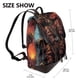 thumbnail image 2 of Balery Dark Skull King Throne Mochila de Cuero para Mujeres, Gran Capacidad, Bolsa de Viaje Multifuncional, Mochila de Cuero y Bolsa de Hombro para Mujeres, 2 of 4