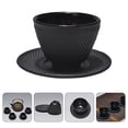 thumbnail image 3 of SHISUYAN 1 Set Iron Tea Cup Sauce Set Household Tea Cup Home Tea Cup Cast Iron Tea Cup Iron Teaware, 3 of 8