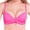 Pink, variant on Women Lace Shaping Cup Underwire Bra with Adjustable Straps for Full Figure Comfort and Support