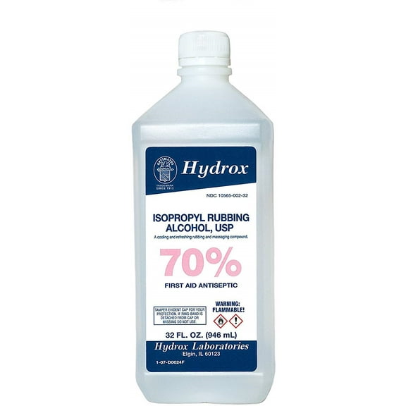 Hydrox 70% Isopropyl Alcohol McKesson 32 oz Liquid Bottle - 1 Each