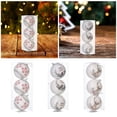 thumbnail image 2 of piezas de adornos de bolas de Navidad, adornos clásicos de Navidad, colgantes para fiestas, celebraciones, aniversarios, compromisos en el patio trasero, 2 of 5